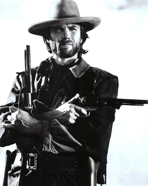 Detailed view of the best Outlaw Josey Wales poster featuring Clint Eastwood.