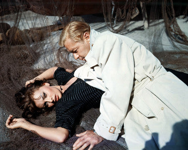 Sophia Loren in Boy on a Dolphin with scenic Mediterranean backdrop