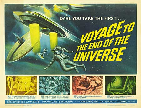 Futuristic spaceship navigating through distant galaxy for space adventure fans