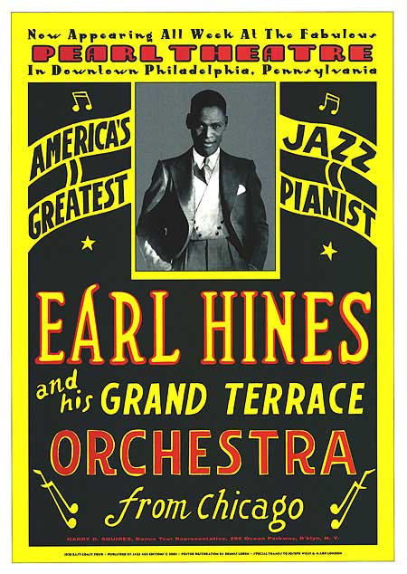 Earl Hines performing live at Pearl Theater, showcasing the best live music atmosphere.