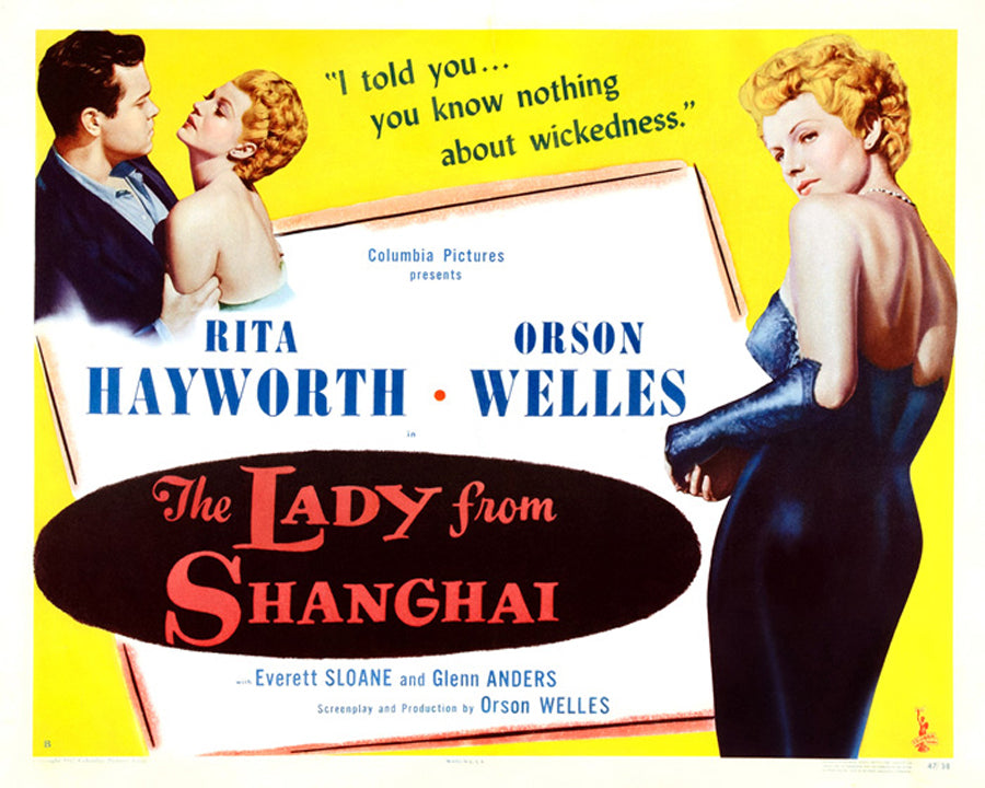 Close-up of the Mystical Lady of Shanghai giclee print, highlighting vibrant colors and fine details.