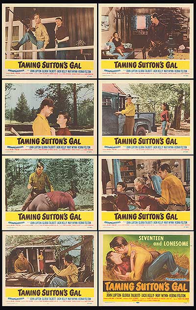 Front cover of Taming Sutton's Gal showcasing a romantic historical scene