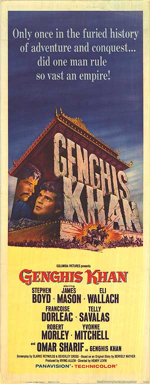 Front view of Genghis Khan collectible artifact showing intricate details
