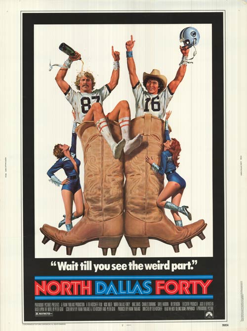 Cover of North Dallas Forty, a classic football movie.