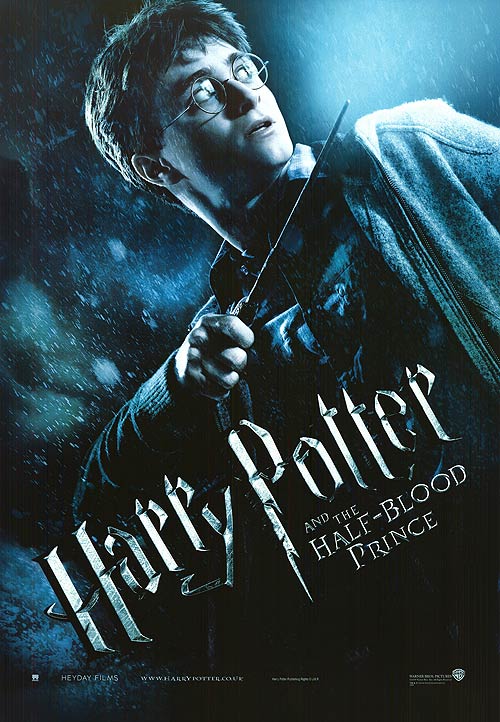 Harry Potter casting a spell with his magic wand in a mystical setting