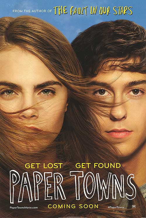 Cover image of Paper Towns by John Green, showcasing its vibrant design and youthful appeal