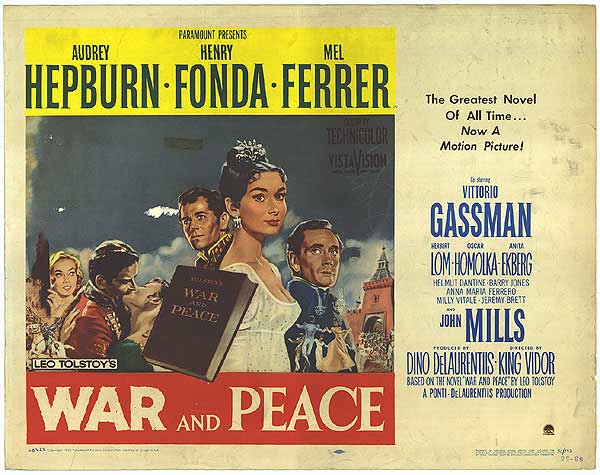 War and Peace hardcover edition showcasing the intricate cover design.