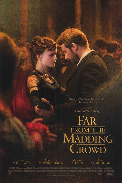 Front cover of Far From the Madding Crowd novel featuring pastoral artwork