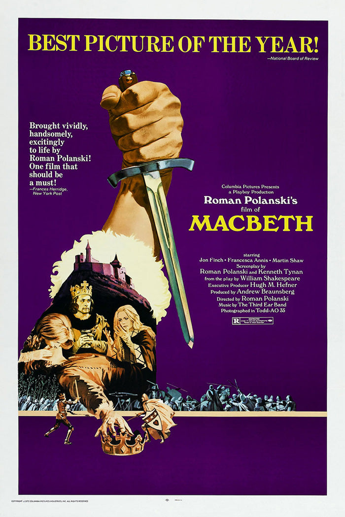 Close-up of Macbeth Giclee artwork highlighting vibrant colors for wall decor