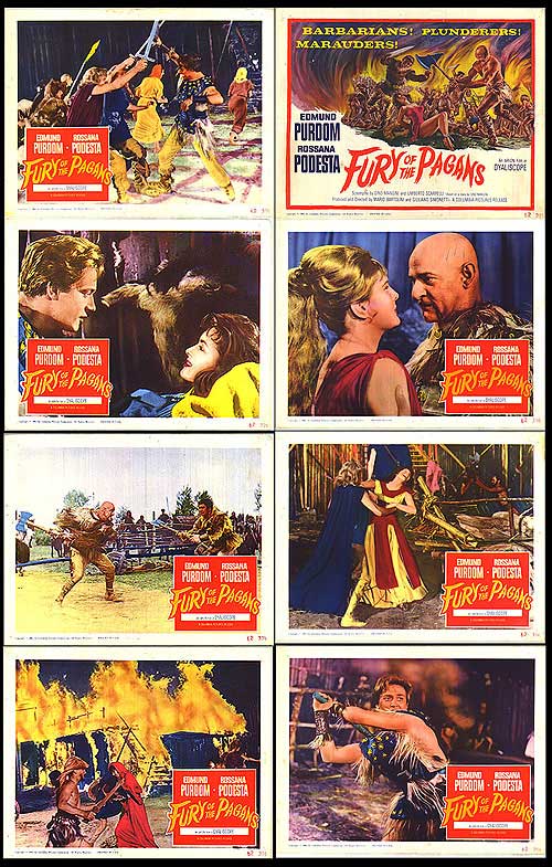 Fury of the Pagans fantasy card game set with detailed artwork