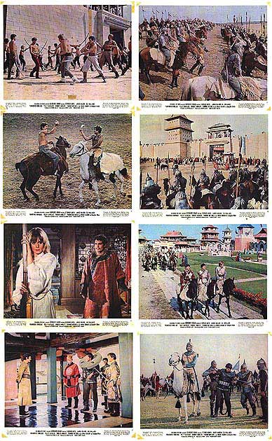 Close-up of a detailed Genghis Khan historical print for wall art
