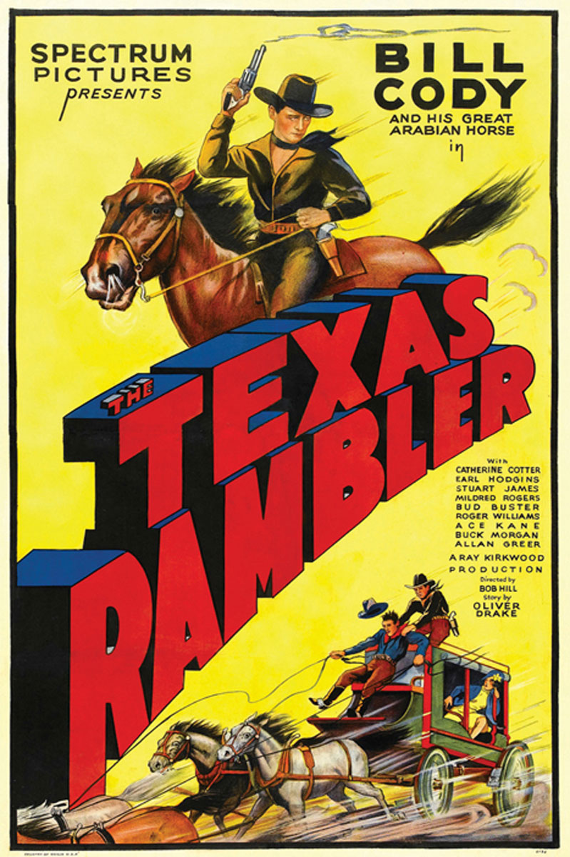 Framed Texas Rambler art print displayed above a leather couch as wall art