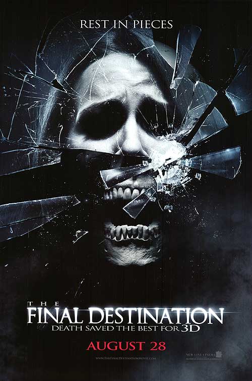 Final Destination horror board game components laid out on a table