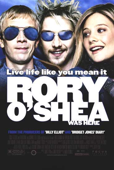 Cover of Rory O'Shea Was Here showing a young adult in a contemplative pose.