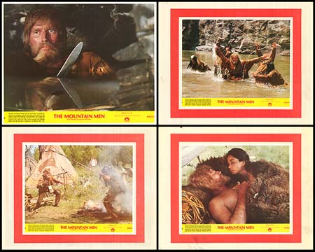 Mountain Men lobby card showcasing a scene from the film, ideal for collectors