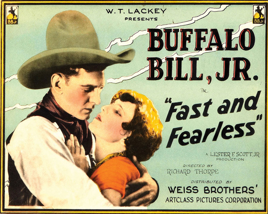 Front-facing angle of Fast & Fearless canvas wall art showcasing vivid giclee print details