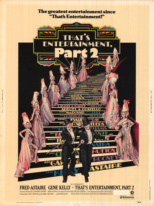 Cover of That's Entertainment Part 2 DVD box set showcasing classic films.