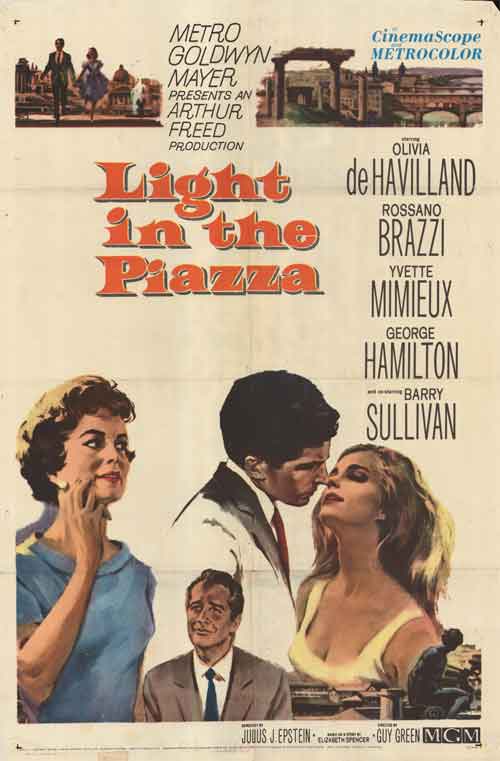 Broadway theater marquee featuring Light in the Piazza musical