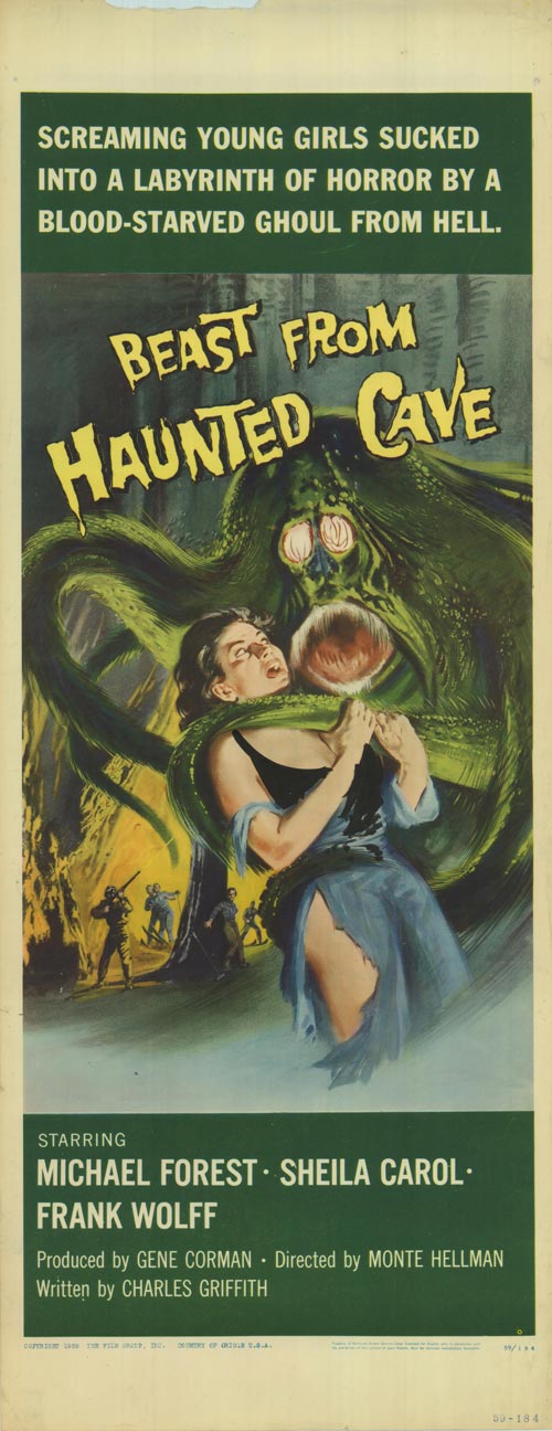 The Haunting Beast DVD cover showcasing eerie visuals and supernatural themes.