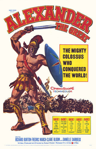 Cover image of 'The Legend of Alexander the Great' biography showing a portrait of Alexander the Great