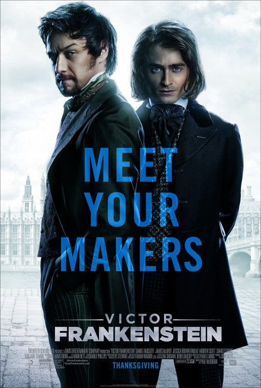 Hardcover Victor Frankenstein book angled to showcase embossed title and dark Gothic texture