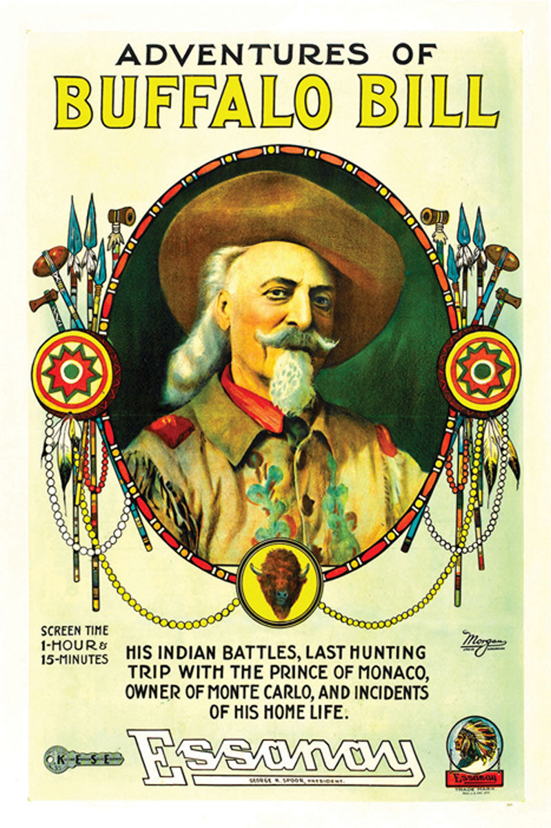 Buffalo Bill's Wild West Giclee Print showcasing vibrant colors and fine details.