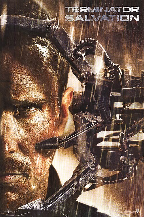 Front cover of Terminator Salvation Collector's Edition Blu-ray featuring Christian Bale in dystopian battlefield.