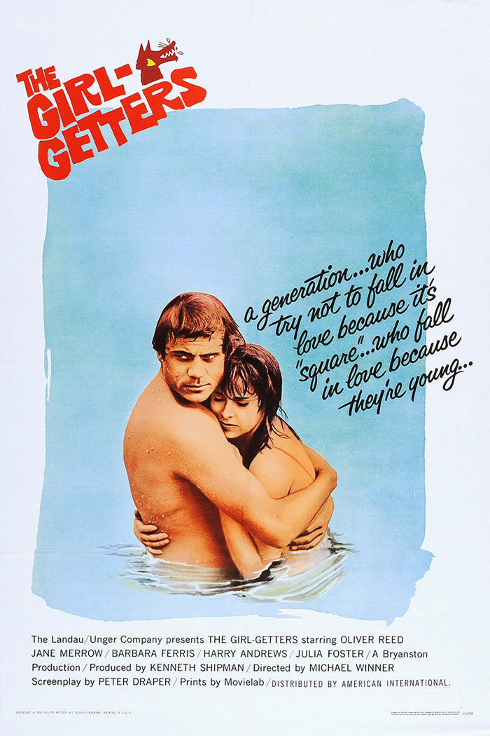 Cover art of The Girl-Getters DVD, showcasing the film's iconic characters.