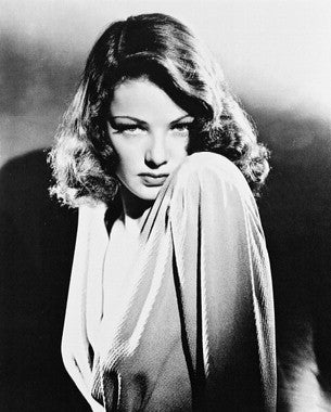 Gene Tierney vintage Hollywood poster showcasing her elegant pose