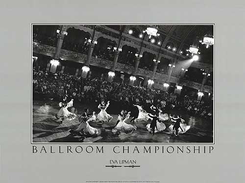 Professional ballroom dance photography during a competition, showcasing dancers in action