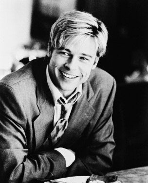 Meet Joe Black movie poster featuring Brad Pitt, showcasing the romantic drama theme.