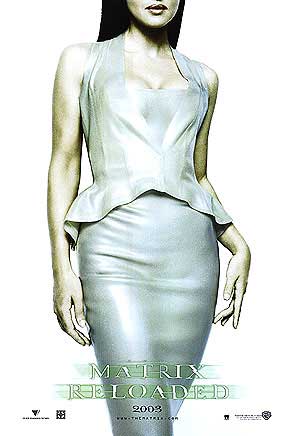 Persephone action figure from Matrix Reloaded in dynamic pose