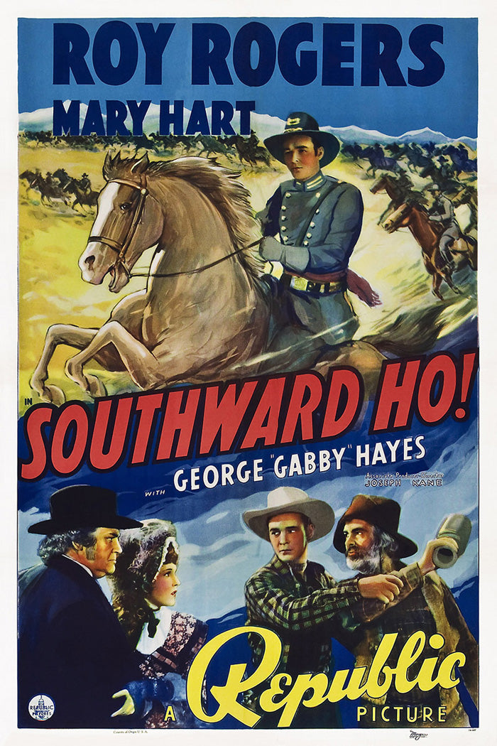 Close-up of Southward Ho! vibrant canvas art for home decor