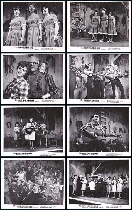Renfro Valley Barn Dance Music Set - vibrant cover art showcasing lively country dance scenes.