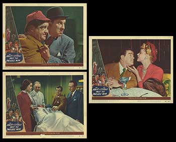 Cover of Abbott and Costello Meet the Invisible Man, showcasing the iconic duo in a comedic scene.