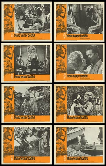 Moro Witch Doctor lobby card showcasing eerie artwork and vibrant colors.