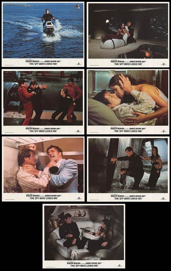 Spy Who Loved Me Ultimate Collector's Set showcasing all 7 pieces