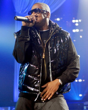 Front view of stylish Jay-Z clothing designed for hip hop fans.