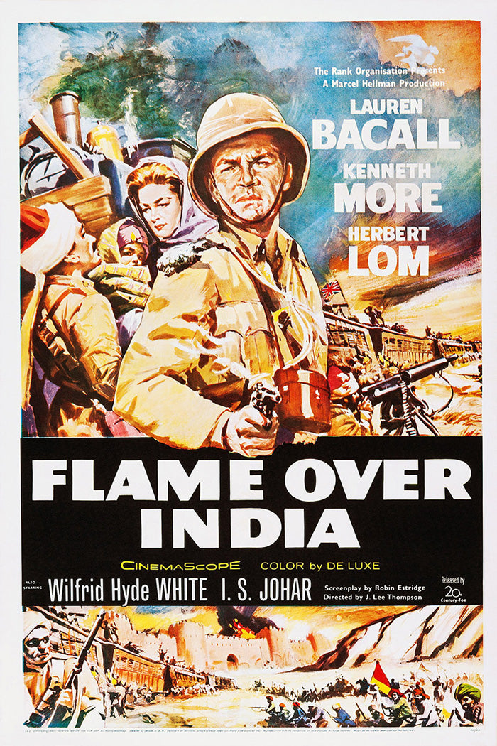 Vibrant giclee print of Indian flames, ideal for wall art decoration.