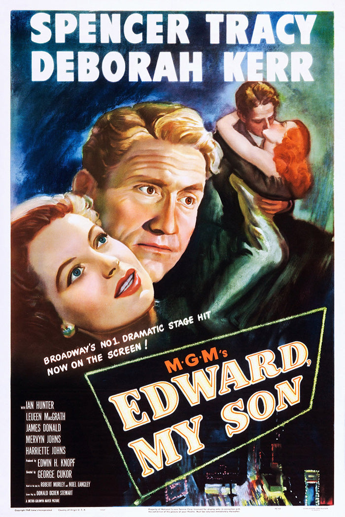 Edward My Son giclee print featuring Spencer Tracy, ideal for classic film decor.
