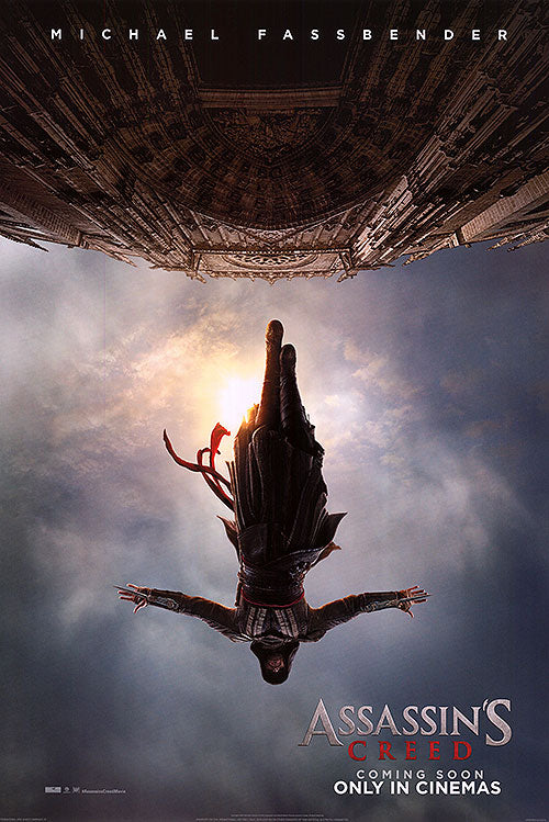 Assassin's Creed collectible figurines and merchandise display