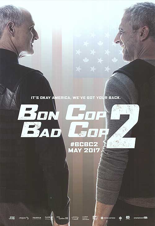 Bon Cop Bad Cop 2 DVD cover showcasing the film's humor and action.
