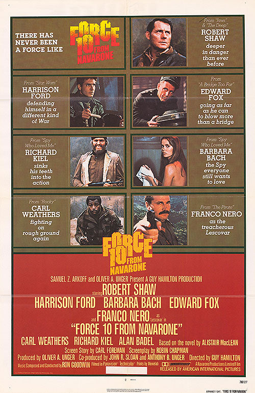 Cover of Force 10 From Navarone, depicting a dramatic military scene.