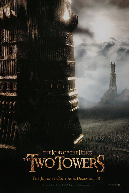 Detailed LOTR action figures from The Two Towers collection, showcasing iconic characters.