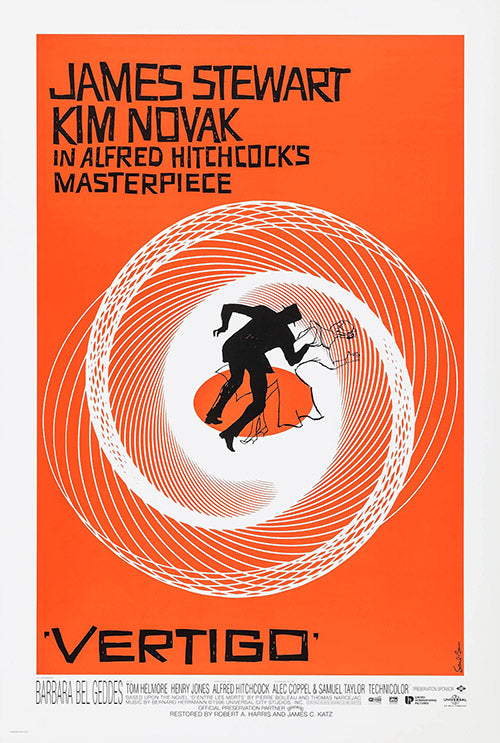 Cover of Vertigo vinyl record showcasing classic design.